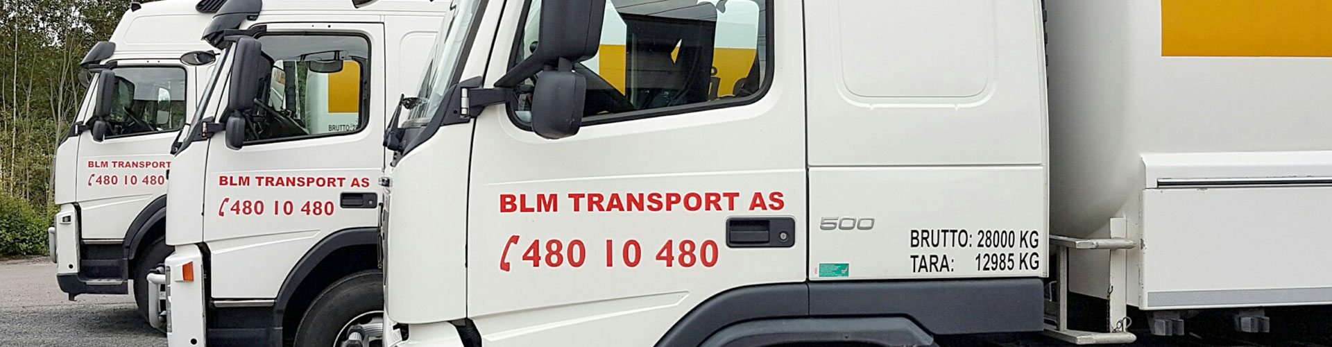 tre tankbiler fra BLM